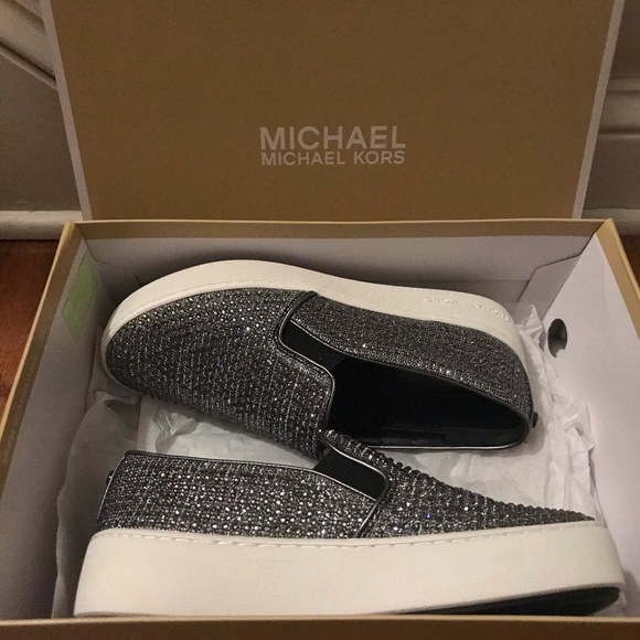 Michael Kors Shoes - Micheal Kors Glitter Trent Slip On